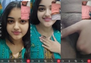 Horny Desi Girl Shows Big Boobs and Fingering