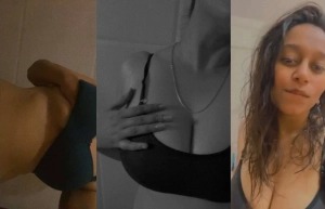 SEXY gf play boobs
